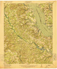 Urbanna Virginia Historical topographic map, 1:62500 scale, 15 X 15 Minute, Year 1917