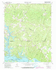 Valentines Virginia Historical topographic map, 1:24000 scale, 7.5 X 7.5 Minute, Year 1963