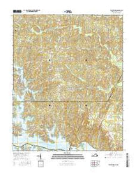 Valentines Virginia Current topographic map, 1:24000 scale, 7.5 X 7.5 Minute, Year 2016