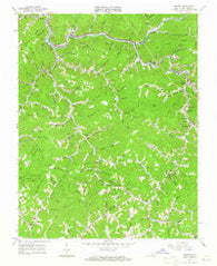 Vansant Virginia Historical topographic map, 1:24000 scale, 7.5 X 7.5 Minute, Year 1963