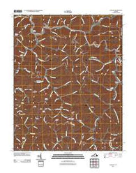 Vansant Virginia Historical topographic map, 1:24000 scale, 7.5 X 7.5 Minute, Year 2011