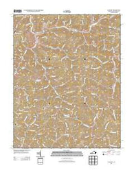 Vansant Virginia Historical topographic map, 1:24000 scale, 7.5 X 7.5 Minute, Year 2013