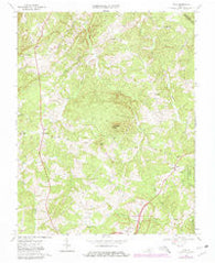 Vera Virginia Historical topographic map, 1:24000 scale, 7.5 X 7.5 Minute, Year 1968