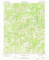 Vernon Hill Virginia Historical topographic map, 1:24000 scale, 7.5 X 7.5 Minute, Year 1968