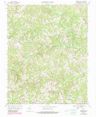 Vernon Hill Virginia Historical topographic map, 1:24000 scale, 7.5 X 7.5 Minute, Year 1968