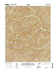 Vernon Hill Virginia Current topographic map, 1:24000 scale, 7.5 X 7.5 Minute, Year 2016