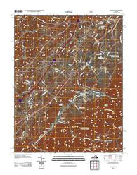 Vesuvius Virginia Historical topographic map, 1:24000 scale, 7.5 X 7.5 Minute, Year 2011