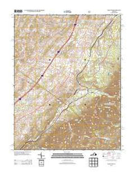 Vesuvius Virginia Historical topographic map, 1:24000 scale, 7.5 X 7.5 Minute, Year 2013