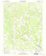 Vicksville Virginia Historical topographic map, 1:24000 scale, 7.5 X 7.5 Minute, Year 1969