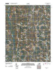 Vicksville Virginia Historical topographic map, 1:24000 scale, 7.5 X 7.5 Minute, Year 2010