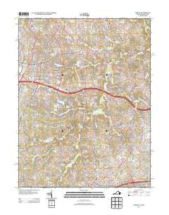 Vienna Virginia Historical topographic map, 1:24000 scale, 7.5 X 7.5 Minute, Year 2013