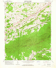 Villamont Virginia Historical topographic map, 1:24000 scale, 7.5 X 7.5 Minute, Year 1963
