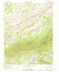 Villamont Virginia Historical topographic map, 1:24000 scale, 7.5 X 7.5 Minute, Year 1963