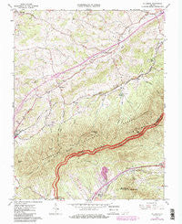 Villamont Virginia Historical topographic map, 1:24000 scale, 7.5 X 7.5 Minute, Year 1963
