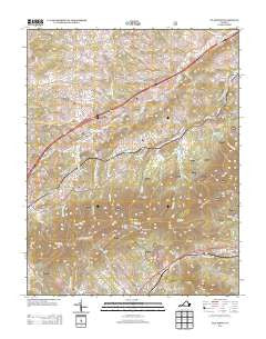 Villamont Virginia Historical topographic map, 1:24000 scale, 7.5 X 7.5 Minute, Year 2013
