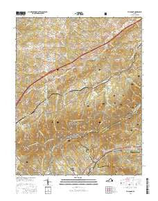 Villamont Virginia Current topographic map, 1:24000 scale, 7.5 X 7.5 Minute, Year 2016