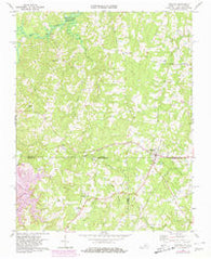 Virgilina Virginia Historical topographic map, 1:24000 scale, 7.5 X 7.5 Minute, Year 1968