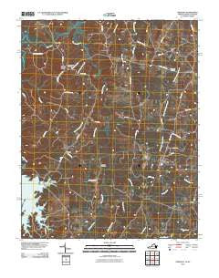 Virgilina Virginia Historical topographic map, 1:24000 scale, 7.5 X 7.5 Minute, Year 2010