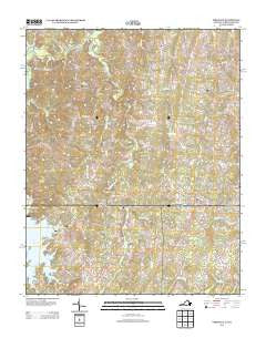 Virgilina Virginia Historical topographic map, 1:24000 scale, 7.5 X 7.5 Minute, Year 2013