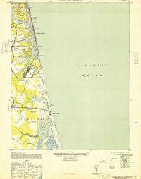 Virginia Beach Virginia Historical topographic map, 1:24000 scale, 7.5 X 7.5 Minute, Year 1948
