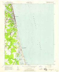 Virginia Beach Virginia Historical topographic map, 1:24000 scale, 7.5 X 7.5 Minute, Year 1955
