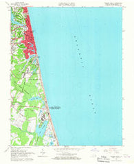 Virginia Beach Virginia Historical topographic map, 1:24000 scale, 7.5 X 7.5 Minute, Year 1965