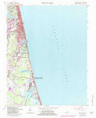 Virginia Beach Virginia Historical topographic map, 1:24000 scale, 7.5 X 7.5 Minute, Year 1965