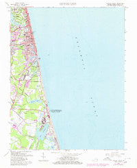 Virginia Beach Virginia Historical topographic map, 1:24000 scale, 7.5 X 7.5 Minute, Year 1965