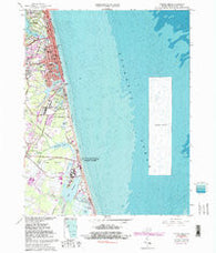 Virginia Beach Virginia Historical topographic map, 1:24000 scale, 7.5 X 7.5 Minute, Year 1965