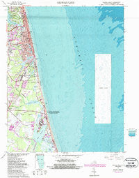 Virginia Beach Virginia Historical topographic map, 1:24000 scale, 7.5 X 7.5 Minute, Year 1965