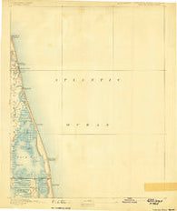 Virginia Beach Virginia Historical topographic map, 1:125000 scale, 30 X 30 Minute, Year 1893