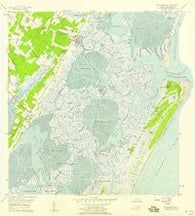 Wachapreague Virginia Historical topographic map, 1:24000 scale, 7.5 X 7.5 Minute, Year 1958