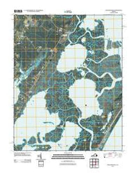 Wachapreague Virginia Historical topographic map, 1:24000 scale, 7.5 X 7.5 Minute, Year 2011