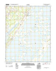Wachapreague Virginia Historical topographic map, 1:24000 scale, 7.5 X 7.5 Minute, Year 2013