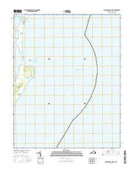 Wachapreague OE E Virginia Current topographic map, 1:24000 scale, 7.5 X 7.5 Minute, Year 2016
