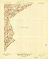 Waiteville Virginia Historical topographic map, 1:62500 scale, 15 X 15 Minute, Year 1944