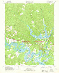Walkers Virginia Historical topographic map, 1:24000 scale, 7.5 X 7.5 Minute, Year 1965