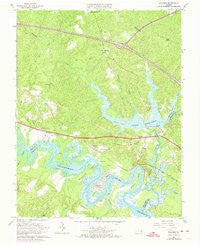 Walkers Virginia Historical topographic map, 1:24000 scale, 7.5 X 7.5 Minute, Year 1965