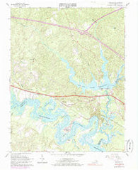 Walkers Virginia Historical topographic map, 1:24000 scale, 7.5 X 7.5 Minute, Year 1965