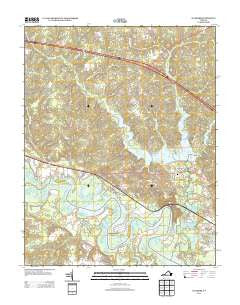 Walkers Virginia Historical topographic map, 1:24000 scale, 7.5 X 7.5 Minute, Year 2013
