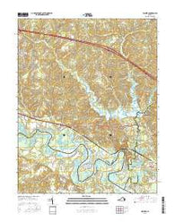 Walkers Virginia Current topographic map, 1:24000 scale, 7.5 X 7.5 Minute, Year 2016