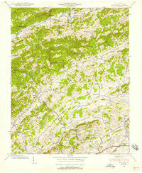 Wallace Virginia Historical topographic map, 1:24000 scale, 7.5 X 7.5 Minute, Year 1938