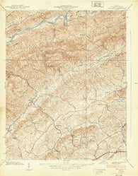 Wallace Virginia Historical topographic map, 1:24000 scale, 7.5 X 7.5 Minute, Year 1938