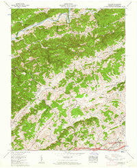 Wallace Virginia Historical topographic map, 1:24000 scale, 7.5 X 7.5 Minute, Year 1960