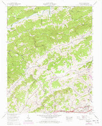 Wallace Virginia Historical topographic map, 1:24000 scale, 7.5 X 7.5 Minute, Year 1960