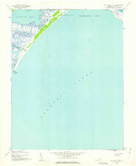 Wallops Island Virginia Historical topographic map, 1:24000 scale, 7.5 X 7.5 Minute, Year 1942