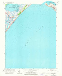 Wallops Island Virginia Historical topographic map, 1:24000 scale, 7.5 X 7.5 Minute, Year 1965