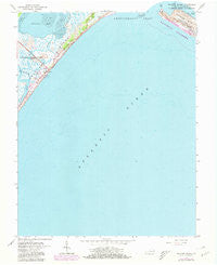 Wallops Island Virginia Historical topographic map, 1:24000 scale, 7.5 X 7.5 Minute, Year 1965
