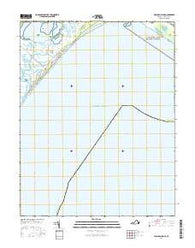 Wallops Island Virginia Current topographic map, 1:24000 scale, 7.5 X 7.5 Minute, Year 2016