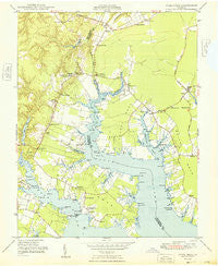 Ware Neck Virginia Historical topographic map, 1:24000 scale, 7.5 X 7.5 Minute, Year 1948